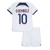 Paris Saint-Germain Ousmane Dembele #10 Replica Away Minikit 2023-24 Short Sleeve (+ pants)